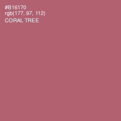 #B16170 - Coral Tree Color Image